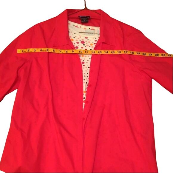 LasOlas Pink Jacket XL + FREE Kim Rogers Polka Dot Blouse - Picture 4 of 14